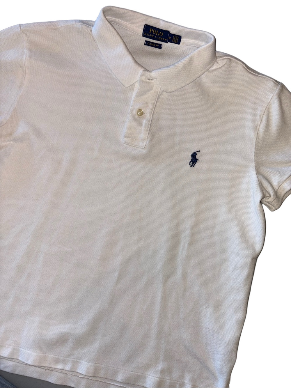 Polo Ralph Lauren Kids Medium White Golf Polo Shirt